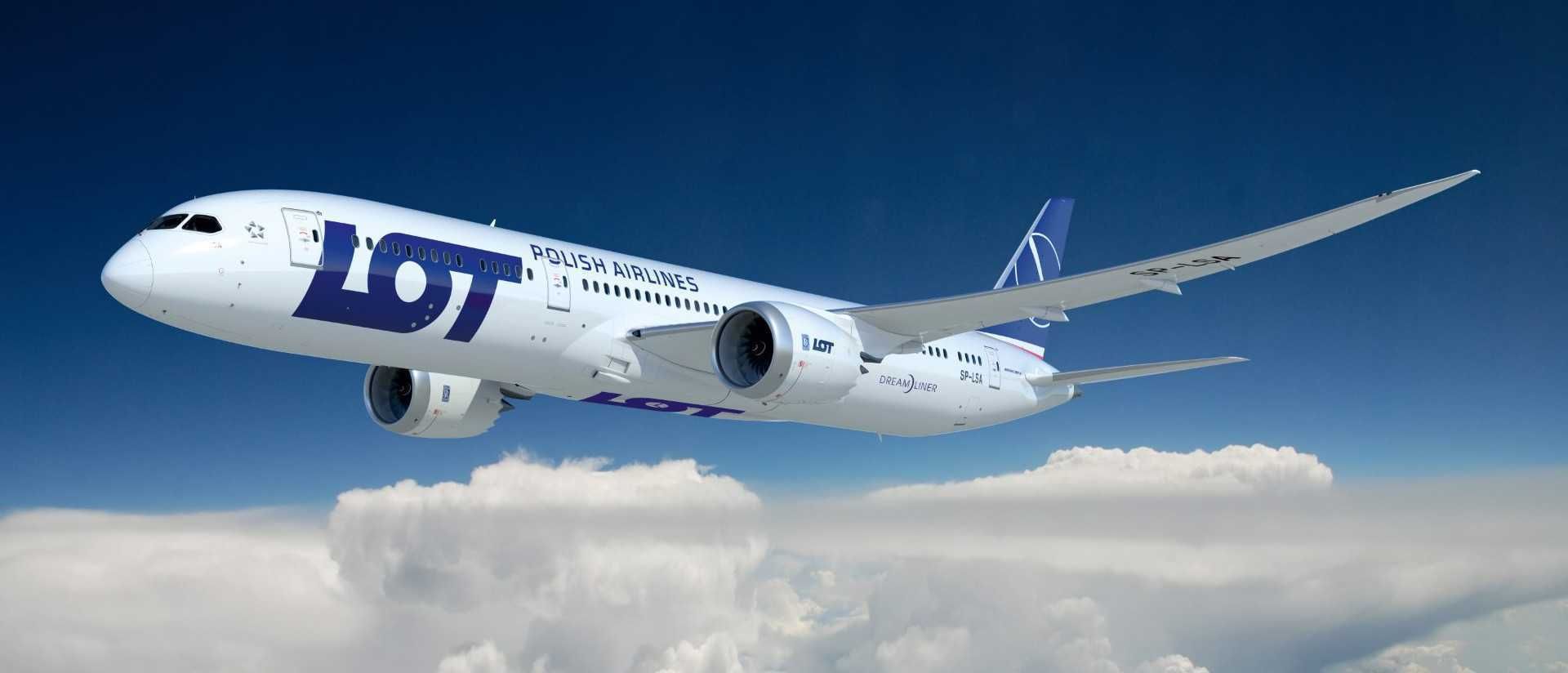 Caută bilete de avion la cursele LOT Polish Airlines