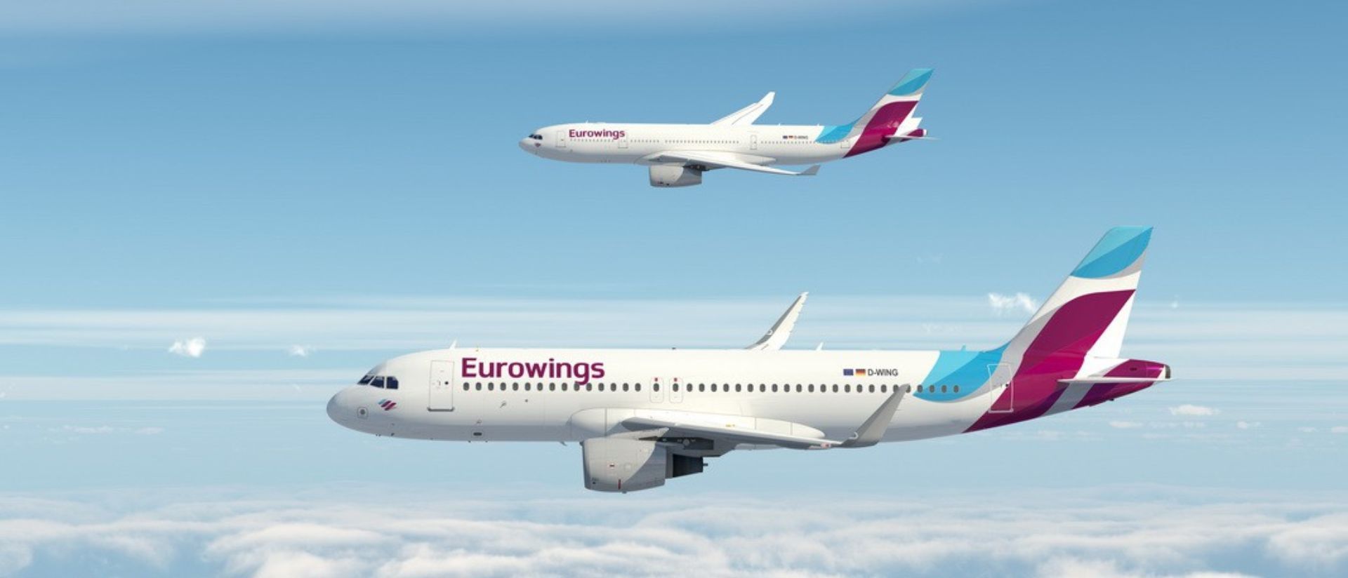 Caută bilete de avion la cursele Eurowings