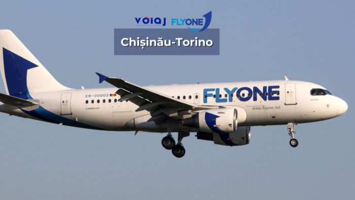 FlyOne - o nouă destinație cu zbor direct din Chișinău