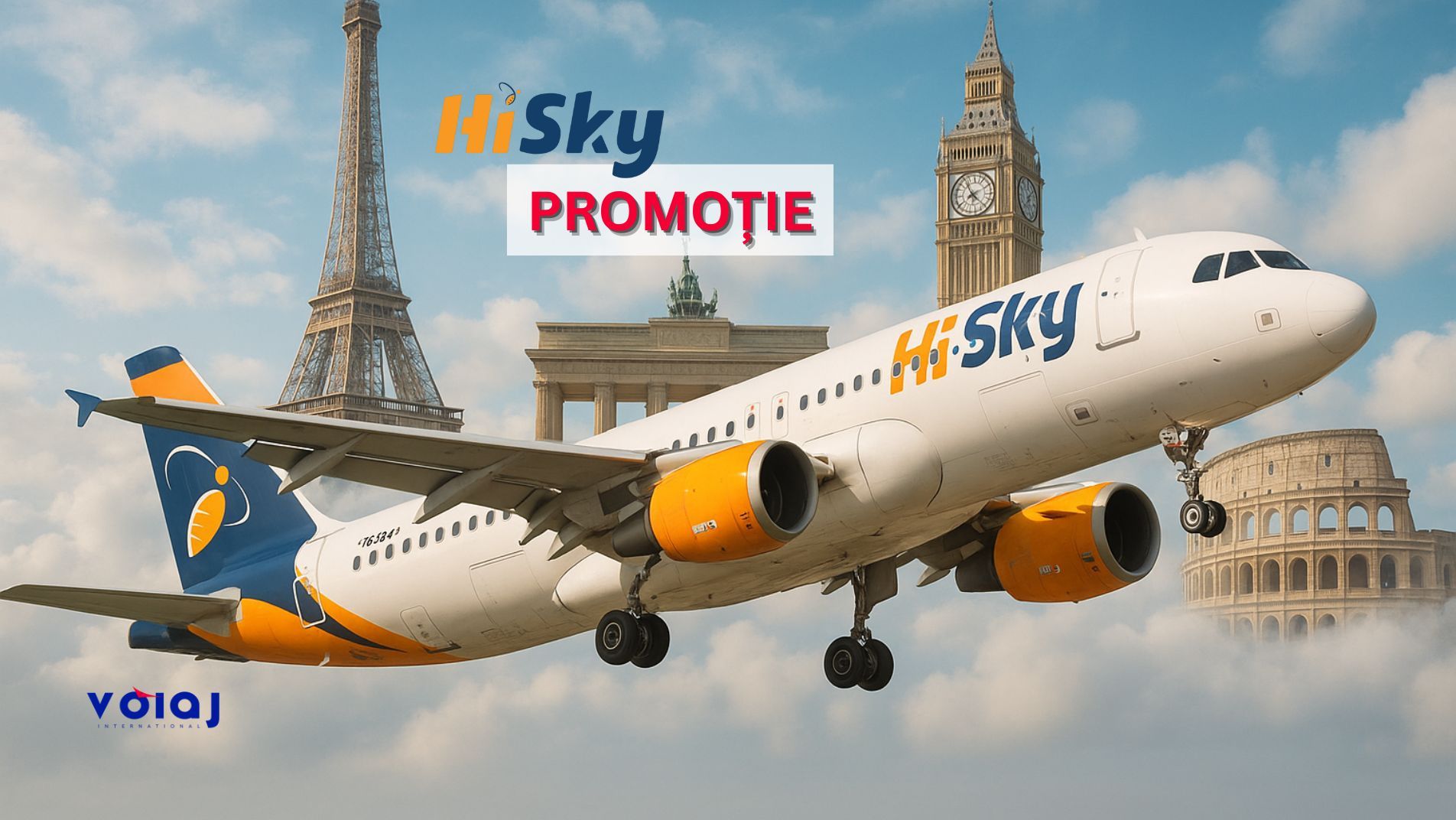 Promoție HiSky-Zboruri în toată Europa