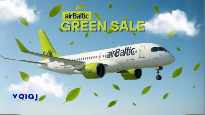 Air Baltic anunță GREEN SALE