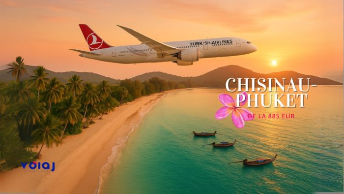 Turkish Airlines zboară către Phuket - Thailanda