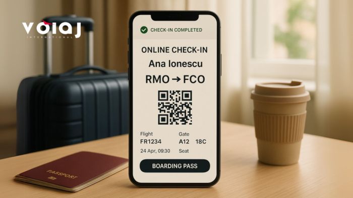 Oferim check-in online GRATUIT!