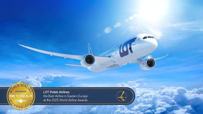 LOT Polish Airlines – Recunoscută ca cea mai bună companie aeriană din Europa de Est