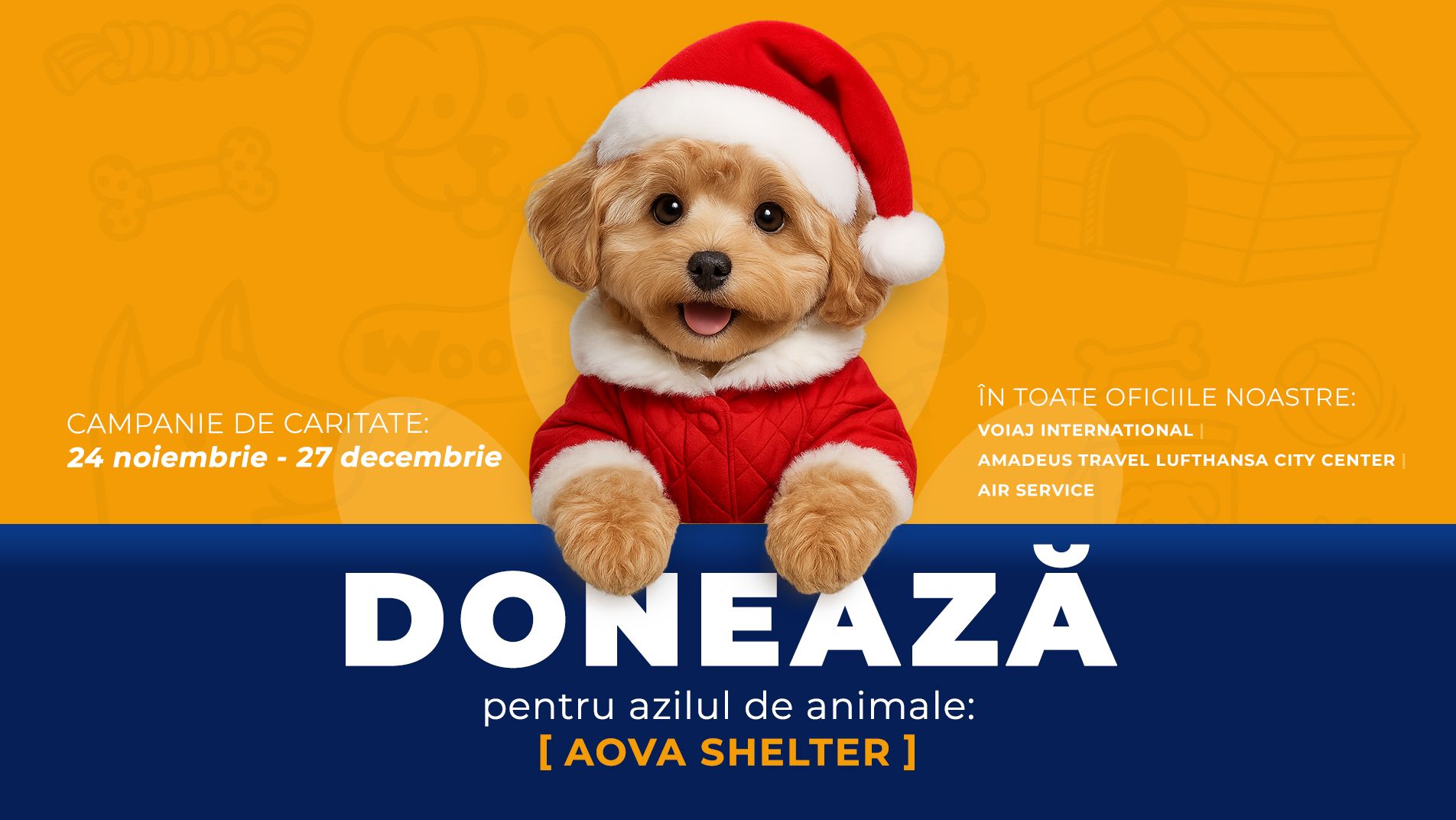 Dăruim Împreună – Campania de Crăciun Voiaj International