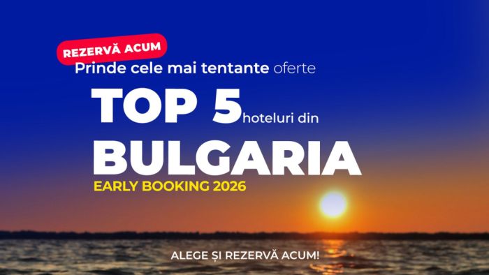 Oferte Bulgaria Vara 2026 – Sunny Beach &amp; Nisipurile de Aur