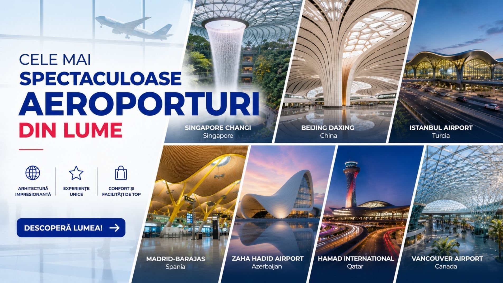 Cele mai spectaculoase aeroporturi din lume