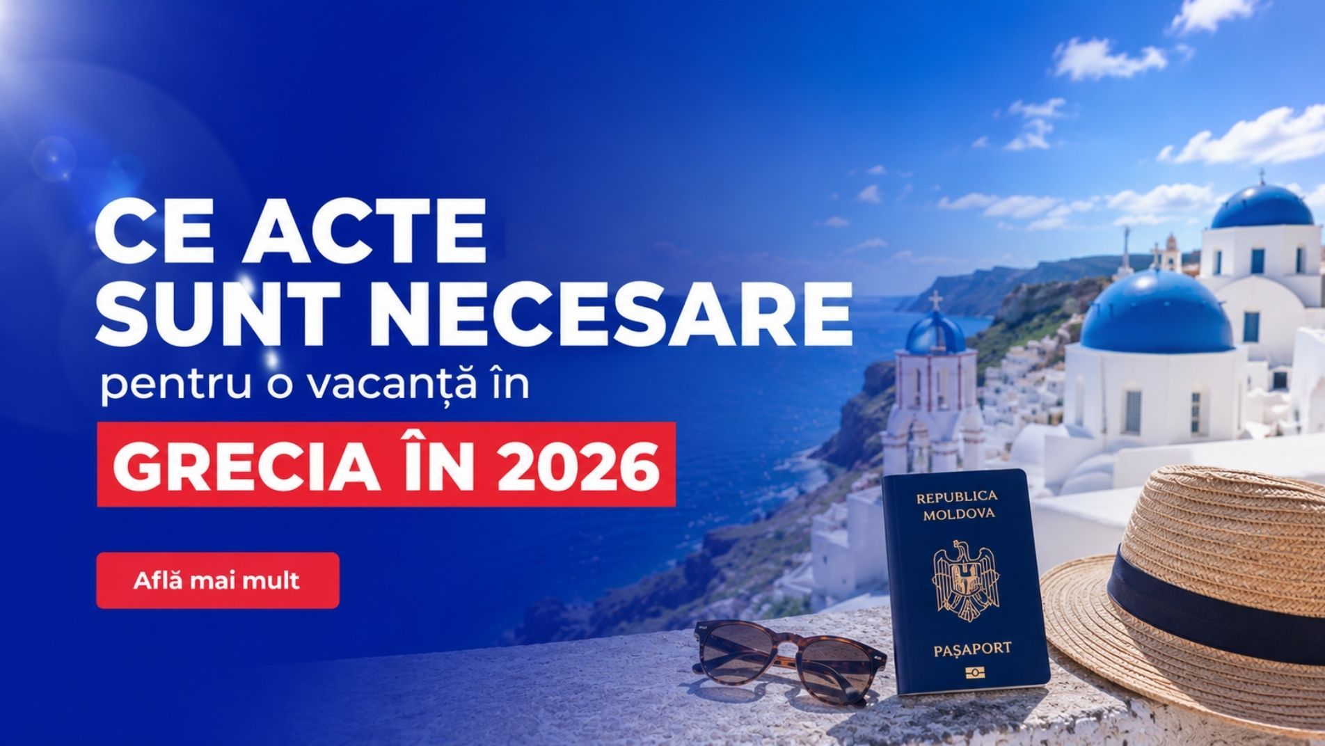 Documentele necesare pentru o vacanță în Grecia în 2026
