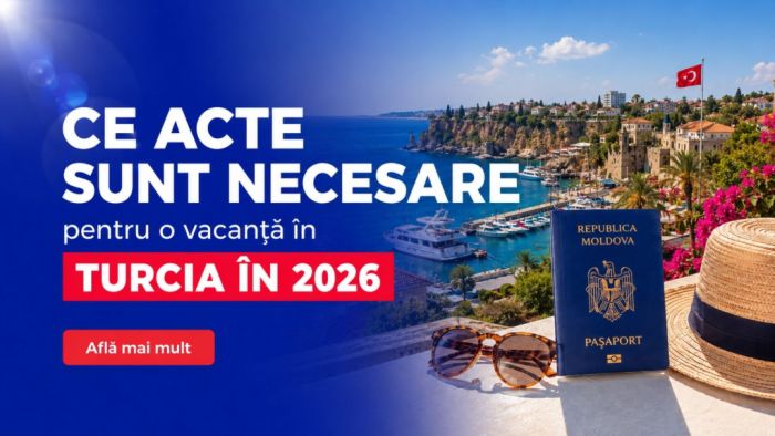 Documentele necesare pentru o vacanță în Turcia în 2026