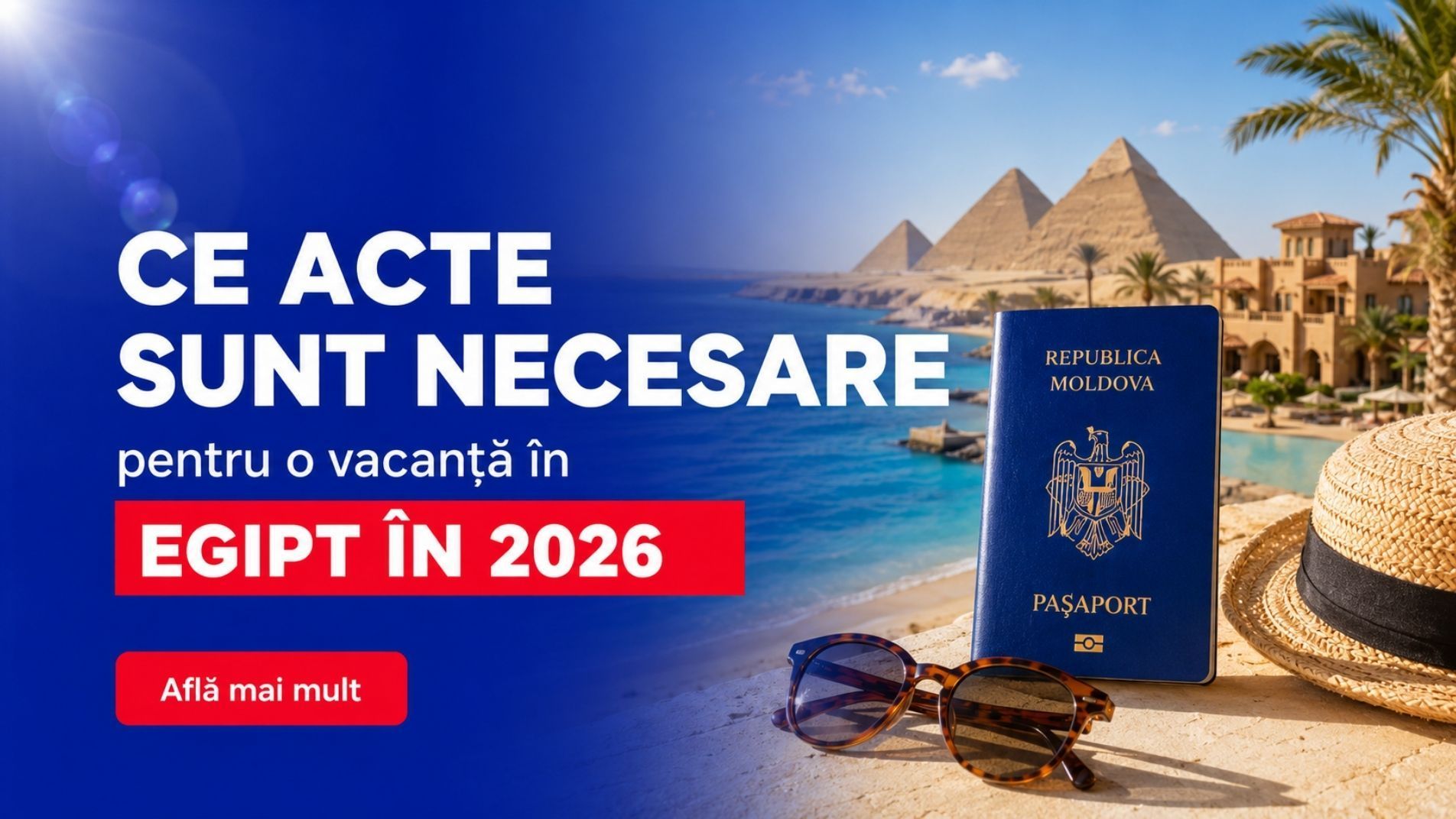 Documentele necesare pentru o vacanță în Egipt în 2026