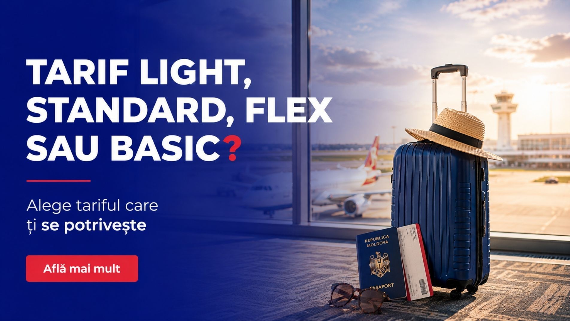 Diferența dintre tarifele Light, Standard, Flex și Basic