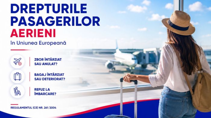 Pasageri într-un aeroport din Uniunea Europeană