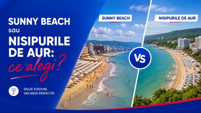 Sunny Beach și Nisipurile de Aur – comparație între stațiuni