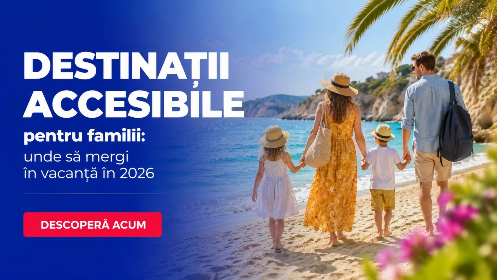 Destinații accesibile pentru vacanțe în familie