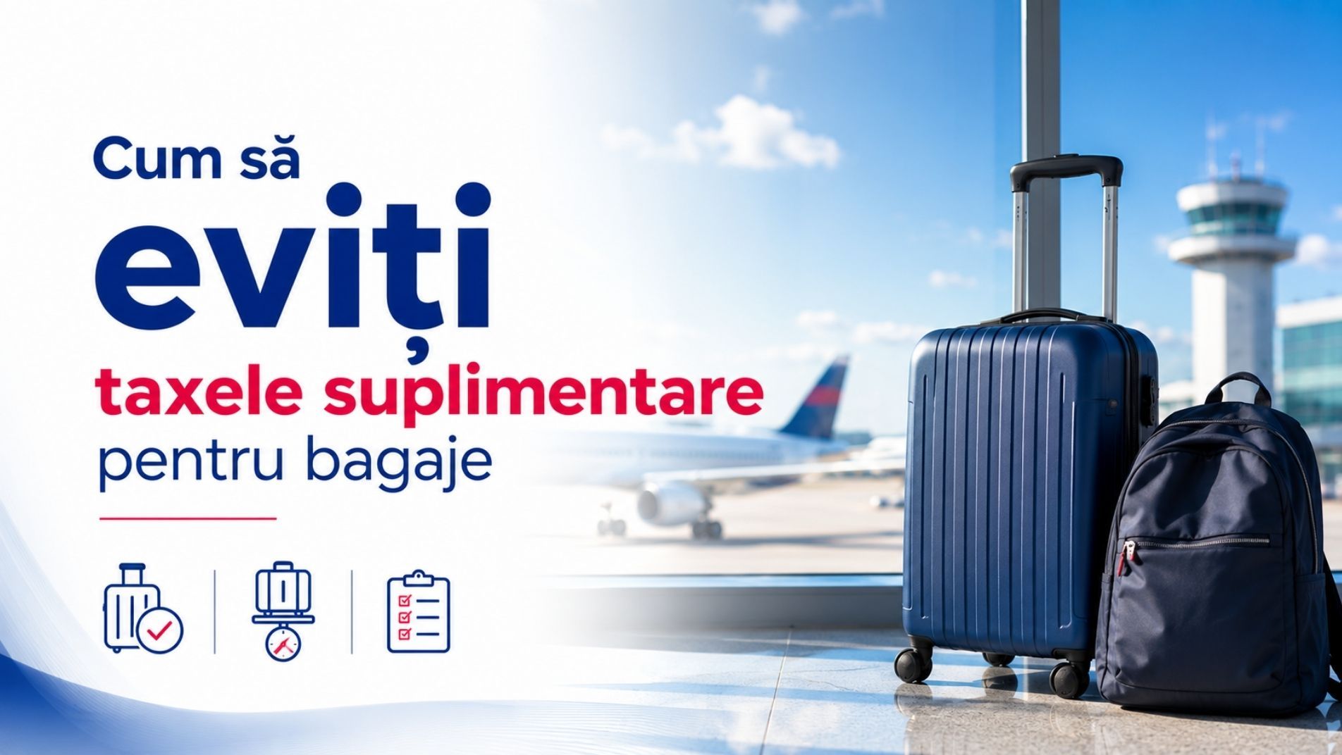 Bagaj pregătit corect pentru călătoria cu avionul