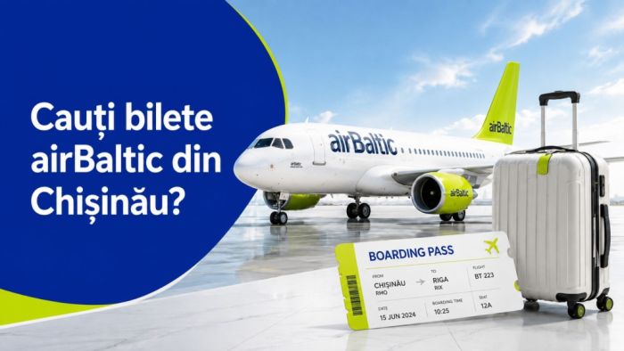 Рейсы airBaltic из Кишинёва с Voiaj International