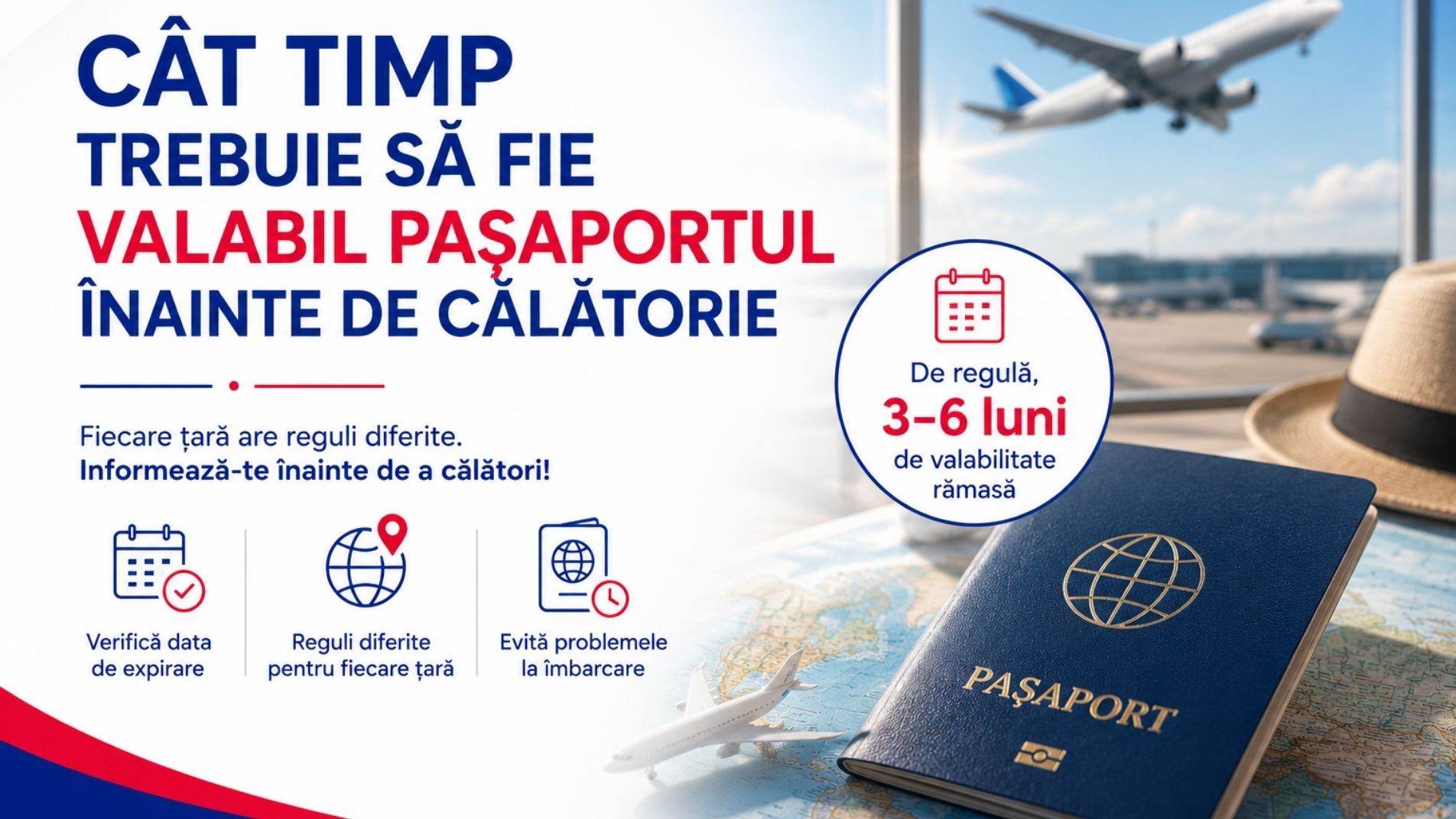 Valabilitatea pașaportului înainte de o călătorie în străinătate
