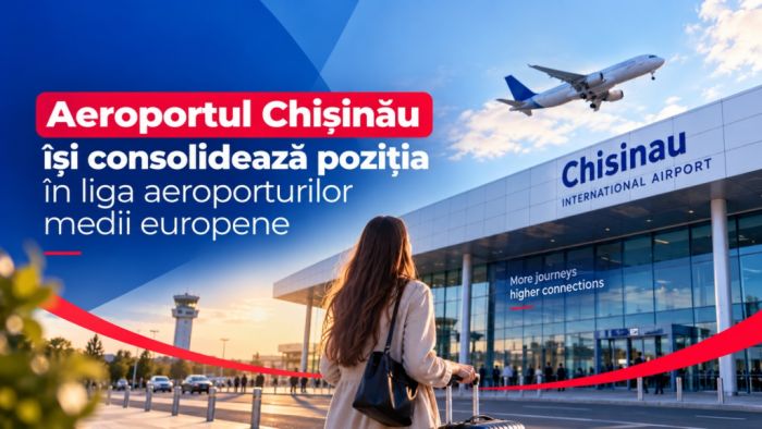 Aeroportul Chișinău în liga aeroporturilor medii europene
