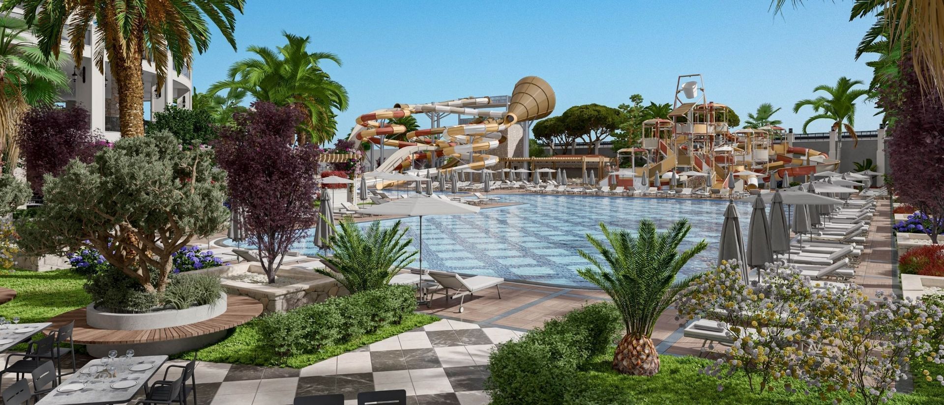 Eftalia Sol 5★ Alanya hotel Ultra All Inclusive modern cu piscine și aquapark