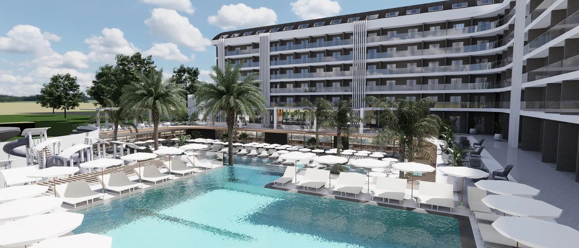 Dream Qum Family 5★ Сиде — новый семейный отель с бассейнами, аквапарком и современными удобствами